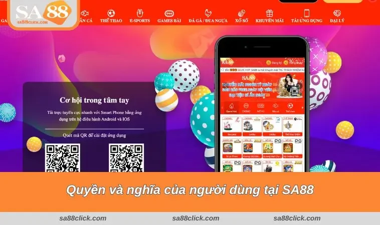 dieu khoan su dung sa88 3 Quyền và nghĩa của người dùng tại SA88